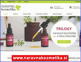 Kozmetika, kozmeti�ki proizvodi, www.naravnakozmetika.si