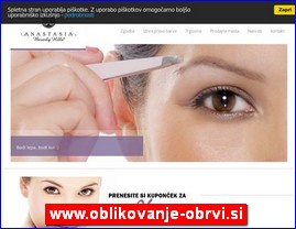 Kozmetika, kozmeti�ki proizvodi, www.oblikovanje-obrvi.si