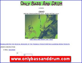 Muzi�ari, bendovi, folk, pop, rok, www.onlybassanddrum.com