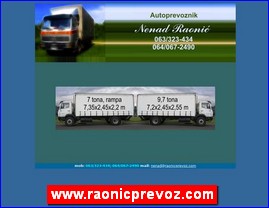 Transport, �pedicija, skladi�tenje, Srbija, www.raonicprevoz.com