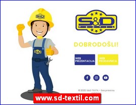 Radna odeća, zaštitna odeća, obuća, HTZ oprema, www.sd-textil.com