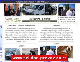 Transport, �pedicija, skladi�tenje, Srbija, www.selidbe-prevoz.co.rs