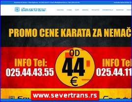 Transport, �pedicija, skladi�tenje, Srbija, www.severtrans.rs