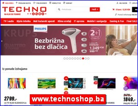 Bela tehnika, ve� ma�ine, fri�ideri, ku�ni aparati, www.technoshop.ba